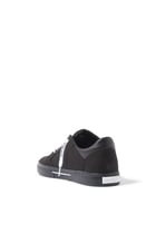 Vulcanized Contrasting-Tag Sneakers